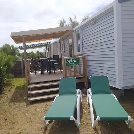 مكان تخييم Mobile Homes By Kelair At Camping La Sirene أرجيليه- سور- مير